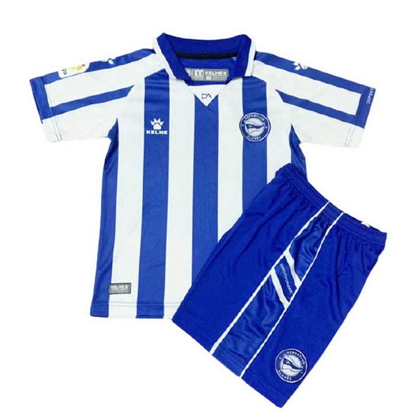Camiseta Deportivo Alavés Primera equipo Niños 2020-21 Azul